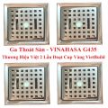 Ga thoát sàn – phễu thoát sàn INOX Vinahasa 12x12cm Phi 90mm Chống Hôi – Lọc Rác 3 lớp hiệu quả G435 (Bảo hành 12 tháng – 1 đổi 1 trong 7 ngày). 