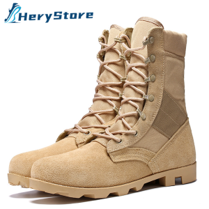 Hery Tactical Combat Boots High Cut Shoes Heavy Duty Hiking Trekking Outdoor Shoes Mens /womens