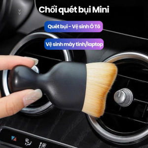 Chổi vệ sinh Ô Tô Mini dùng vệ sinh mọi bề mặt nội thất ô tô/cửa thoát khí/bảng điều khiển đầu cong