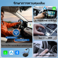อะแดปเตอร์วิดีโอ CarPlay/Android Auto แบบไร้สาย CarPlay แบบมีสายถึง CarPlay แบบไร้สาย รองรับการรับชม YouTube/Netflix/TikTok. 
