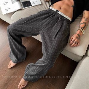 Sweatpants Vintage Double Layer Straight Pants Straight Comfort Loose Fashion Three-dimensionality