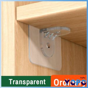 YP Shelf Support Right Angle Plastic Partition Clapboard Cabinet Hanger Layered Corner Bracket