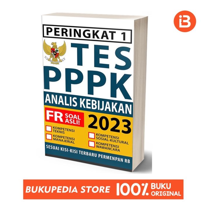 E BOOK -PERINGKAT 1 - PPPK 2024 TENAGA TEKNIS ANALIS KEBIJAKAN - PPPK