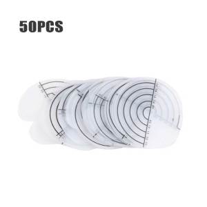 50PCS Pelindung Lem Keratin Tip Hair Extension / Pelindung Panas Untuk Hair Extension