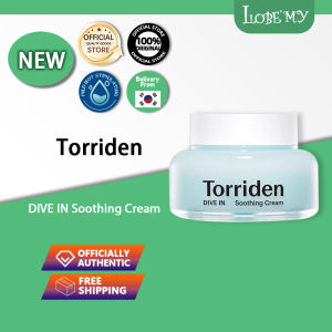 TORRIDEN Dive In Low Molecular Hyaluronic Acid Soothing Cream 100ml |Quickly absorbs leaving the skin feeling fresh and not sticky.