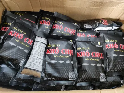 Combo 3 gói cám câu tổng hợp Khó Chịu - cám tổng hợp câu cá rô phitrắmchépmètrê tratrôi & cá chim