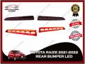 TOYOTA RAIZE 2021-2022 Rear Bumper Lights Multi-Function LED Tail Light Reflector Lamp. 