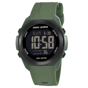 JAM TANGAN JONAS JASMIN ORIGINAL 5306 JJ5306M5 - Men LA - Rubber - Hijau - Jamdunia / Jam dunia JD18 # JAM TANGAN JONAS JASMIN PRIA JAM JONAS JASMIN PRIA + JONAS JASMIN 5306 M5 JONAS JASMIN JJ5306 JJ5306M JJ 5306M JJF5306M S003