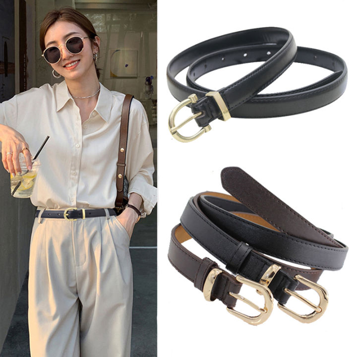 Tabuh Shop Ikat Pinggang Wanita Korea Fashion Kulit PU Gasper Sabuk Cewek Womens  Belt - A6 Sabuk