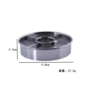 Stainless steel doughnut cutting mold Baking mousse round cake cutting mold cookie dough pressing mold