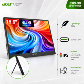 [Portable Monitor] Acer PM1 Series PM161Q B1 15.6 FHD IPS Type-C Portable Monitor