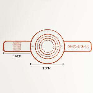 JustLiving Silicone Baking Mat for Dutch Oven Bread Baking Long Handles Sling Baking Mat Gentler Safer and Easier to Transfer for Dough Bread Baking Supplies Eco Friendly Alternative for Parchment Paper