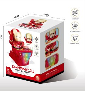 MDL TOYS Childrens electric superhero DJ sound and light dancing toy