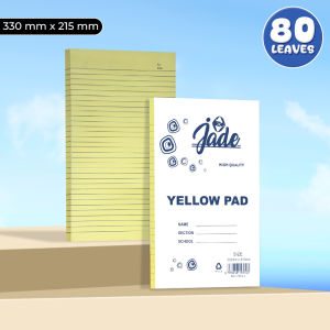 FCI Yellow Pad Paper 10pcs /1pc SET FCI/Jade 80 leaves Smooth Writing Pad Perfect For School Office Professionals Daily Supply
