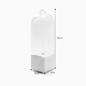 10PCS/SET Flowe Packaging Box Transparent Rose Box Plastic Flower Shop Packaging Box