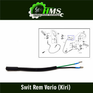 Swit Rem Vario (Kiri) - Switch Suit Kabel Cable Indikator Sensor Rim Stoplamp Brake Belakang Honda
