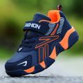 Boys' Shoes 2024 New Sports Shoes Velcro Anti Slip, Waterproof Wear-resistant Children's Shoes Primary School Running Shoes Size 28-40 Age 6-18yrs. 