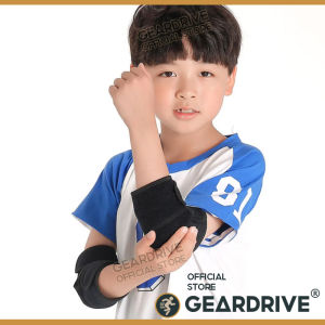 GEARDRIVE 1 Pair Thick Sponge Elbow Brace Support Pads Kids Sport Roller Skating Cycling Skateboard Elbow Protector For Children