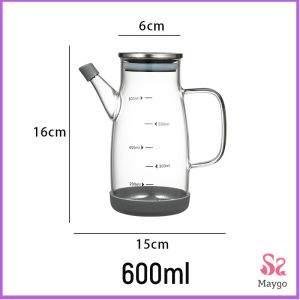กาแก้วใส ใส่น้ำมัน 600/800/1000ml เหยือกใส่น้ำมัน ขวดใส่ซอส เหยือกใส่ซอสปรุงรส oil bottle