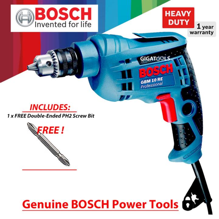 Bosch Gbm 10 Re Professional Hand Drill 450w With Free 1pc Double