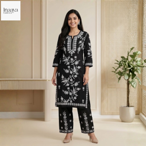 Classy Chikankari Embroidery 2Pcs Suit Collection For Women