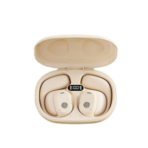 BONINE Wireless Bluetooth Earphones Outdoor Sports Headset with Charging Bin Display Touch Control for Music Phone