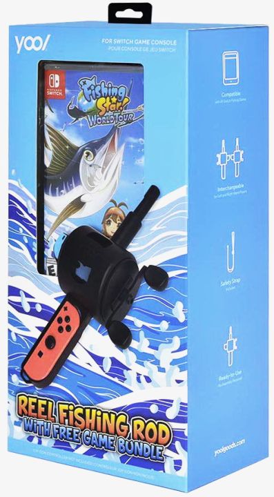 Nintendo Switch - Reel Fishing Rod Bundle with Fishing Star World Tour (Switch  GAMES ) (EN) (เกมส์ Switch) (แผ่นเกม Switch)