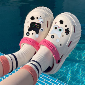 Tsion สินค้าราคาดี รองเท้าแตะหัวโตแฟชั่น รุ่นนี้เสริมส้นเพิ่มบุคลิก เสริมความมั่นใจ ที่สำคัญน้ำหนักเบาสุดสุด ติดตัวการ์ตูน น่ารักเว่อร์ มีให้เลือก 5สี ชอบสีไหนสไตล์ไหน กดเพิ่มในตะกร้าไว้ได้เลย