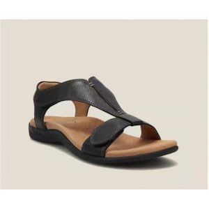 [Free Shipping] WomenS Summer Flat Sandals With Arch Support Featuring A Velcro Strap And A Casual Beach-Style Design