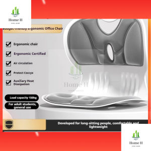 Ergonomic Lumbar Suppor Cushion –Thickened Breathable Posture Corrector Seat Pad for Office Chairs and Back Pain Relief