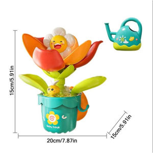 Sunflower Water Sprinkler Shower Toys Duck Bath Toy Duckling Play Baby Kids Shower Swimming Playing Water Toy