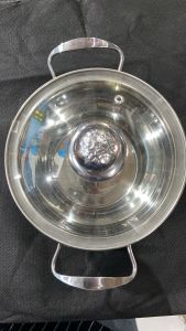 Panci Kuah Stil 18cm Q2 / Panci Stil Tutup Kaca Ukuran 18cm Q2-8118 / Panci Stainless Steel Ttp Kaca Q2-8118 18cm / Panci Sayur 18cm Stainless Steel