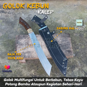 Golok Kebun Kerja Patimura Kalep Hitam Ukuran Sedang