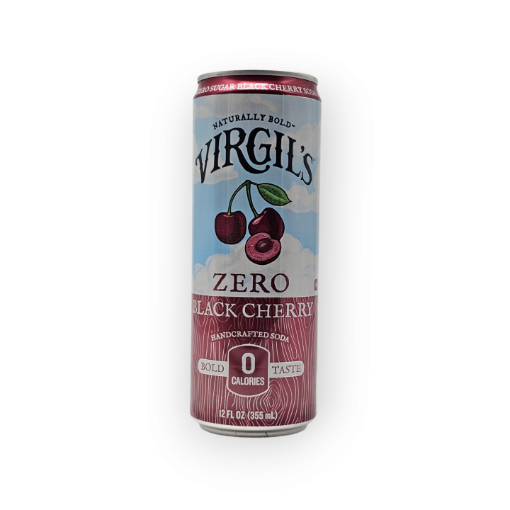 (USA) Virgil's Zero Sugar Black Cherry Soda. 355 ml. | Lazada PH