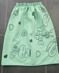 ผ้าขนหนู ผ้านาโนหนา เด็กเล็ก 1-3 ขวบ แบบกระโจมอกยางยืดรอบตัว สำหรับสูงไม่เกิน 95 ซม.