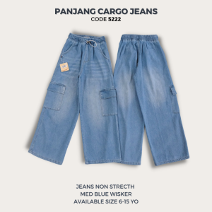 Celana Jeans Panjang Anak Perempuan Celana Cargo Anak Cewek Fahion Anak Perempuan NomenaKids 5203-04