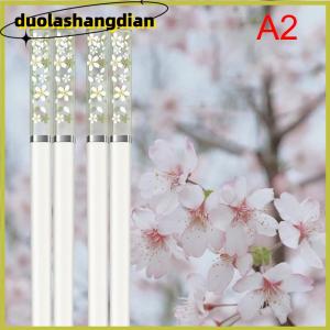 [Duola] Amber Cherry Blossom Alloy Chopsticks Chinese Chopsticks Reusable Tableware