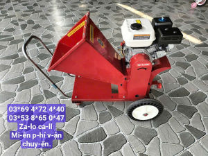 Máy băm tàu dừa động cơ 7hp chạy xă.ng