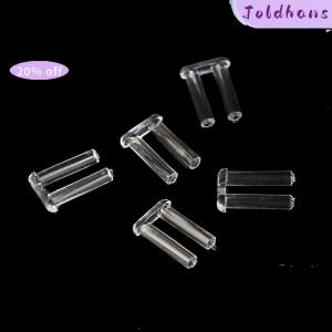 Joldhans 100Pcs Set Double Rubber Plug For Frameless Glasses Spare Buckle For Prescription Glass Glasses Equipment Accessories