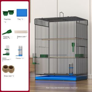 Birdcage Display Pet Cage Bird Cage Bird Cage For Parrot Cage Full Set of Metal for Cage Convenient and Solid for Home Installation Bird Trap Cage For Bird 鸟笼子