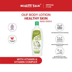 OLIF Whitening Body Lotion (Healthy Skin) - 600ML | Handbody Pemutih Pencerah Kulit Badan