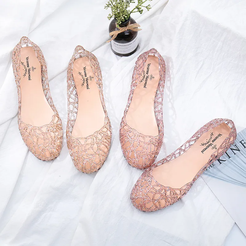 Top Women PH 2024 Crystal Transparent Colored Rubber Close Shoes