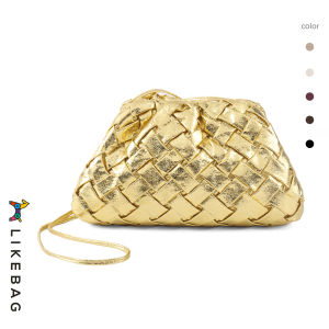 LIKEBAG Autumn and winter new folds cloud bag fashion ins croissant senior niche soft leather crossbody bag