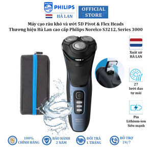 Máy cạo râu khô và ướt 5D Pivot & Flex Heads Philips Norelco S3212 Seri 3000 - Hàng Nhập Khẩu