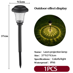 IMUTO Solar Garden Light Waterproof Garden Decoration light Outdoor Projection Lawn Lam