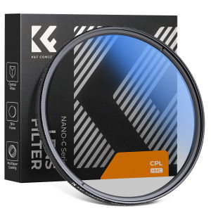 K&F Concept 67mm Circular Polarizer Glass Filter Ultra-Slim Multi Coated CPL for Camera Lens