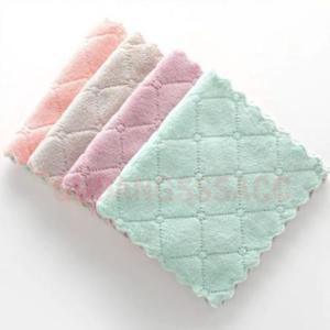 10PCS Kain Lap Piring Anti Minyak Lap Serbaguna Kain Lap Microfiber