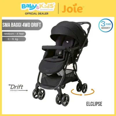 🎈 New arrival🎈Joie รถเข็นเด็กรุ่น Sma 4wd Drif รถเข็นเด็กเข็นได้ 2ทิศทาง แรกเกิด - 20kg น้ำหนักเบา