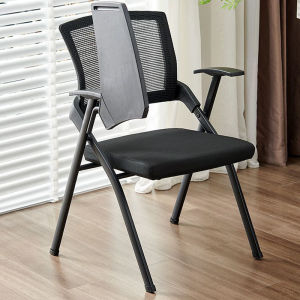 【Ready Stock】Folding training chair with table board conference room chair training chair folding office chair folding chair meeting chair and chair integrated chair portable learning table meeting chair