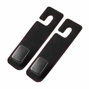 2PCS Car Seat Back Hidden Hook Suede Leather Universal Invisible Car Rear Bag Small Object Storage Hook